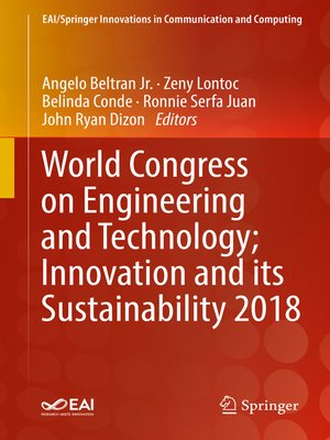 cover image of World Congress on Engineering and Technology; Innovation and its Sustainability 2018